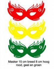 2019004 Stickers masker carnaval