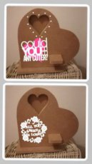 Hart tekst voor foto