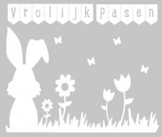 Sticker vrolijk pasen