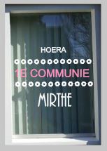 Raamsticker Communie