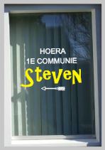 2019034 Raamsticker Communie