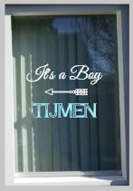 2019036 Raamsticker It's a Boy