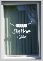 Raamsticker Verjaardag