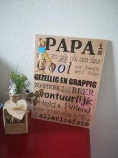 2019050 Tekstbord papa