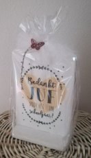 2019063 Tekstbord klein - bedankt juf