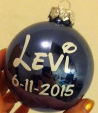 Kerstbal naam en geboorte datum