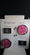 Geboortebord "tijd stond stil"