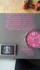 Geboortebord "diamantjes"