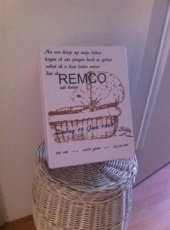 herinneringsdoos wieg