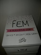 OP007 Opbergdoos geboorte