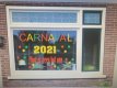 carnaval raam sticker