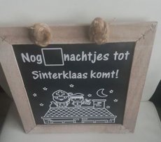 SINT001 Aftelbord Sinterklaas