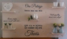 WB002 Wandbord "paleisje"